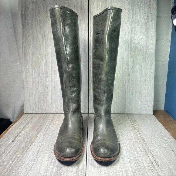 RARE Plus By Chausser Japan Tall Riding Equestrian Boots Leather Womens Size 6.5 - Picture 5 of 11